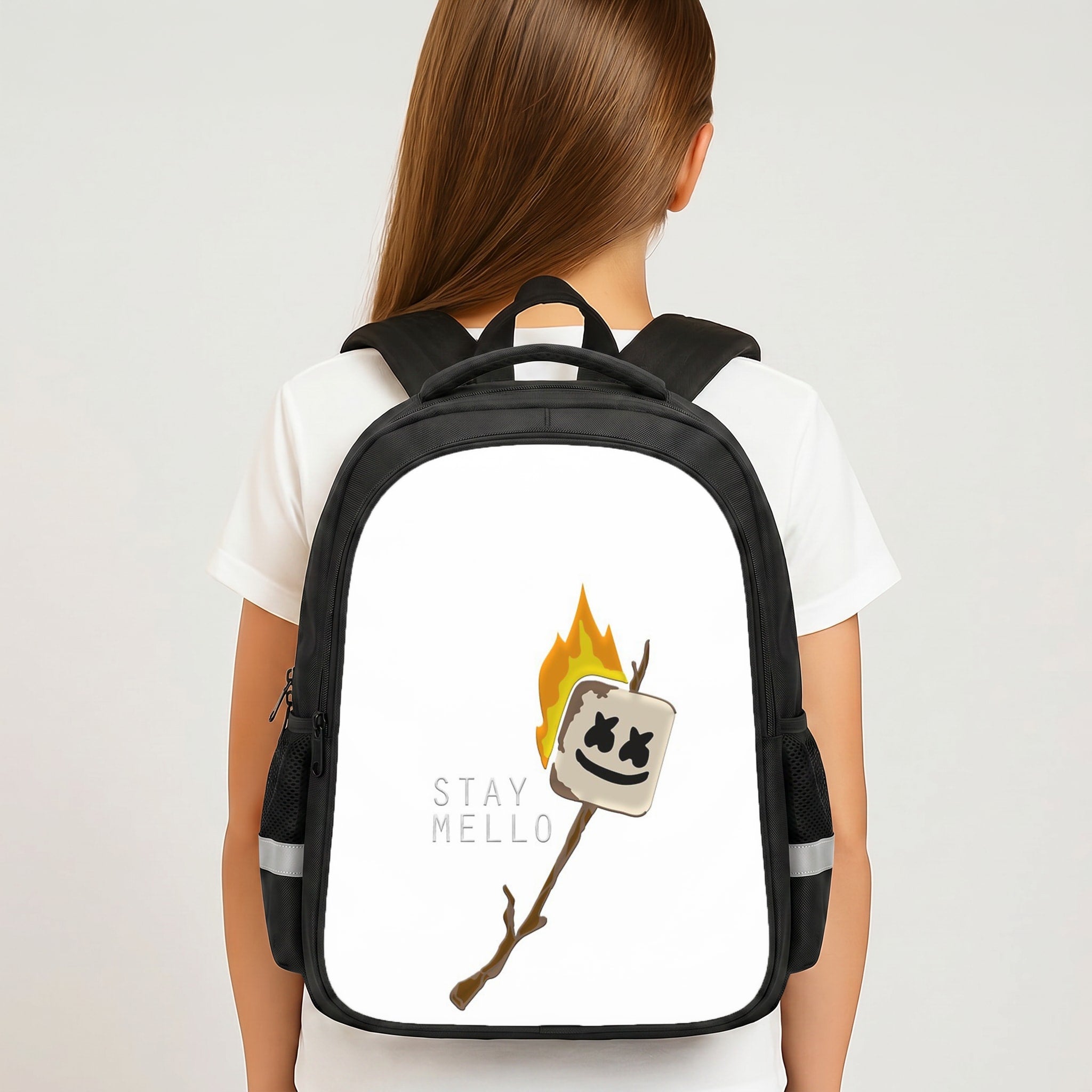 Stay Mello White Helmet DJw - White Helmet DJ Backpack