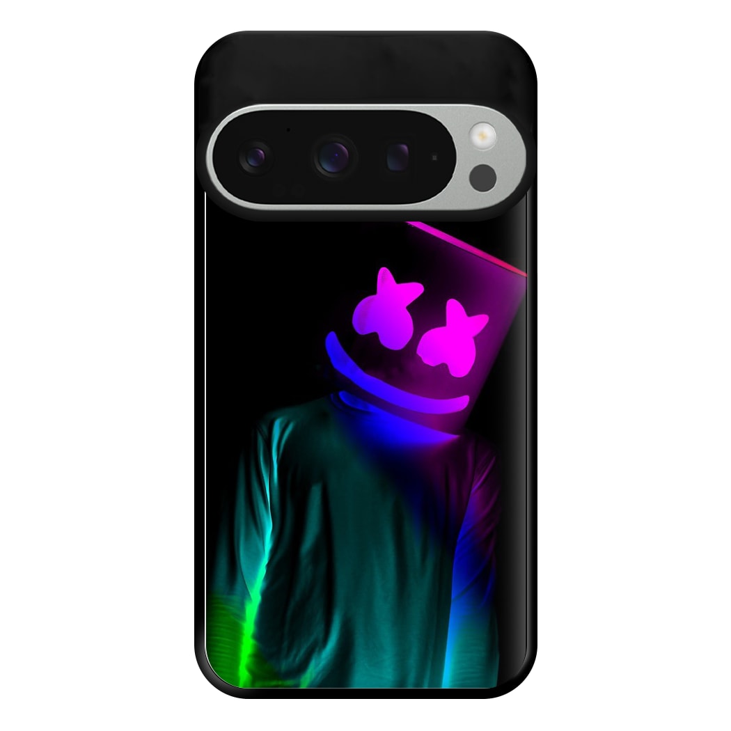 White Helmet DJ In Lights Phone Case for Google Pixel 9 Pro XL