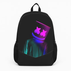 White Helmet DJ In Lights Large Backpack