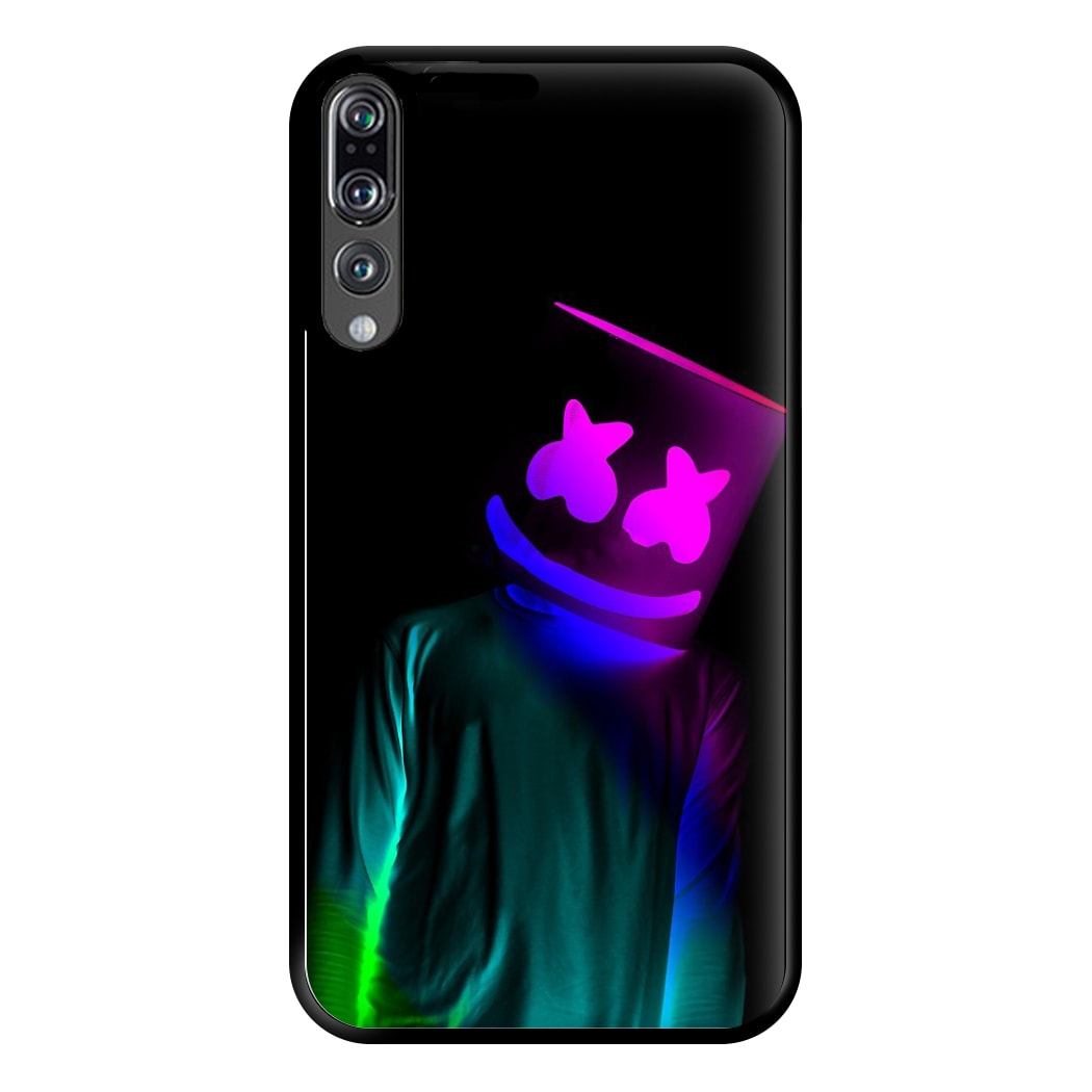 White Helmet DJ In Lights Phone Case for Huawei P20 Pro