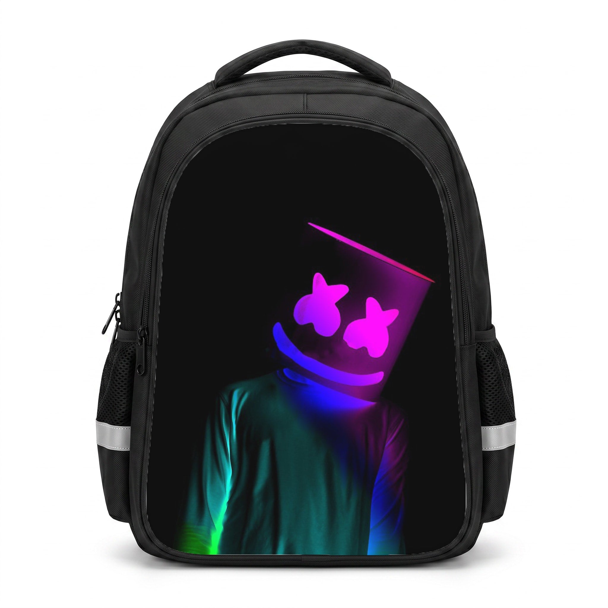 White Helmet DJ In Lights Backpack