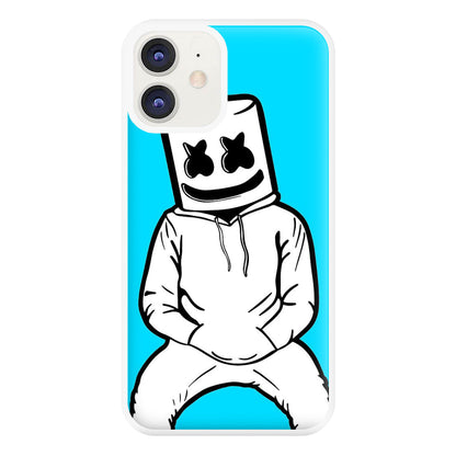 Blue White Helmet DJ Phone Case for iPhone 11