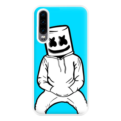 Blue White Helmet DJ Phone Case for Huawei P30