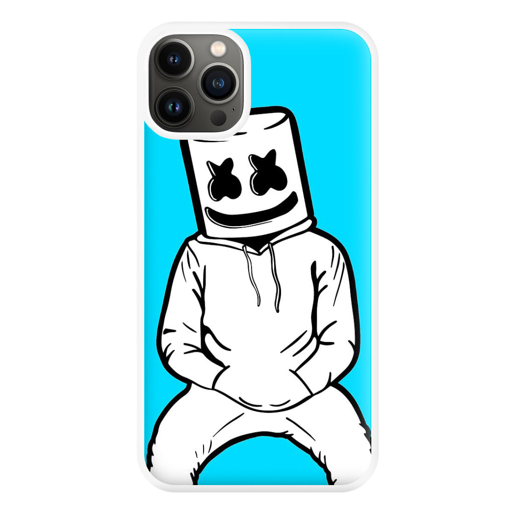 Blue White Helmet DJ Phone Case for iPhone 13