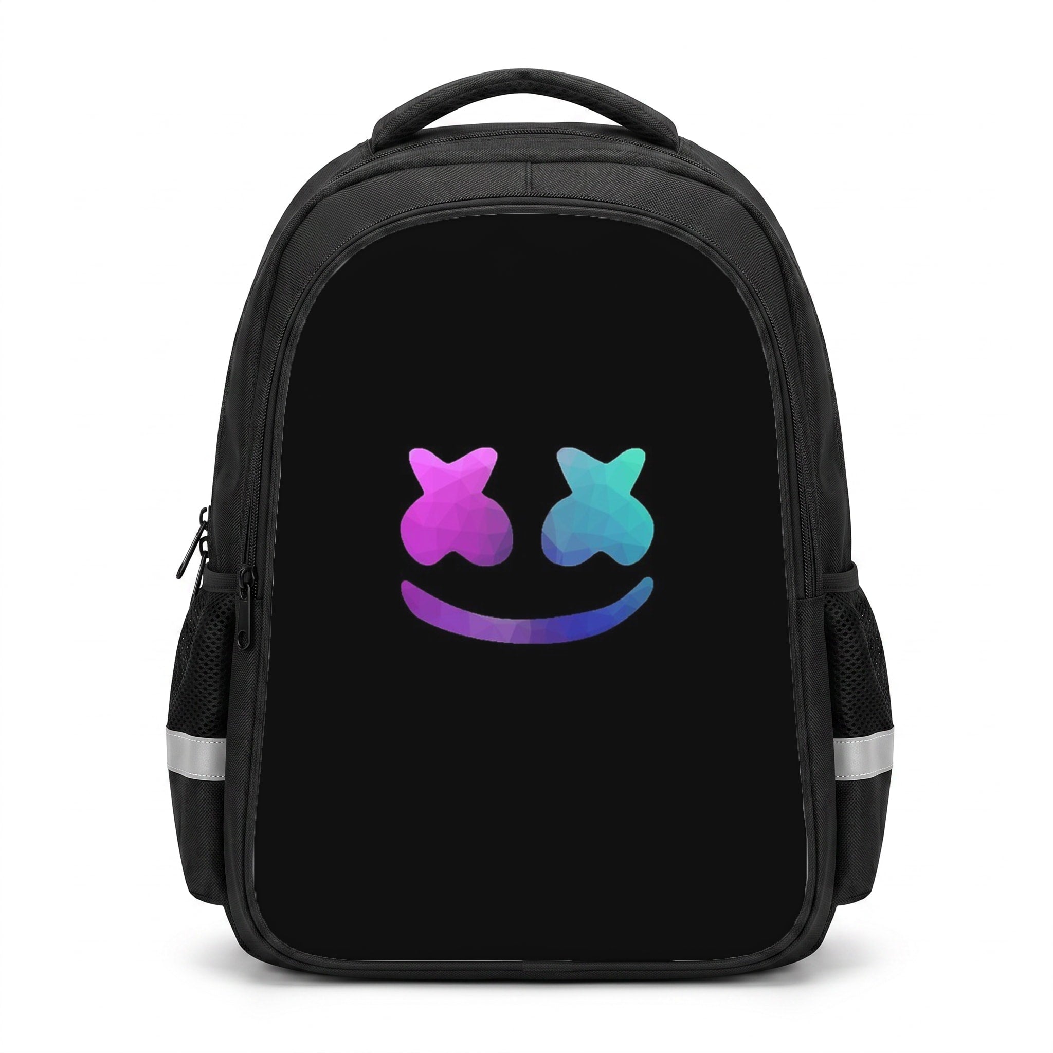 Black White Helmet DJ Backpack