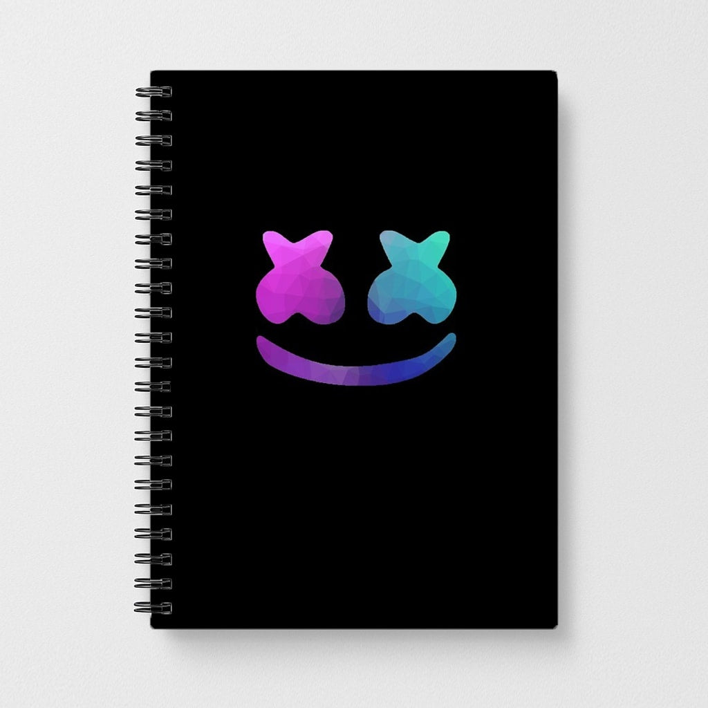 Black White Helmet DJ Notebook