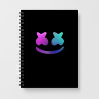 Black White Helmet DJ Notebook