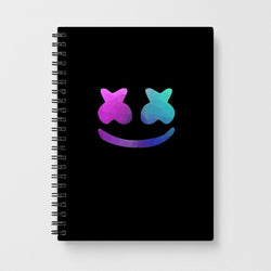 Black Marshmello Notebook