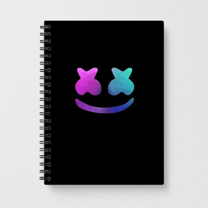 Black Marshmello Notebook