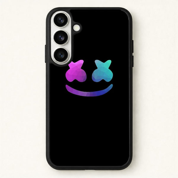 Black White Helmet DJ Phone Case for Galaxy S26 Plus