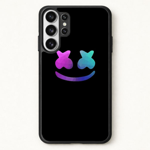 Black White Helmet DJ Phone Case for Galaxy S26 Ultra
