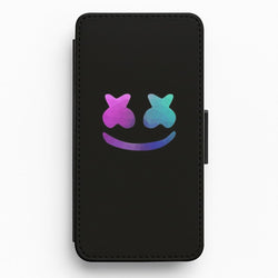 Black White Helmet DJ Flip / Wallet Phone Case