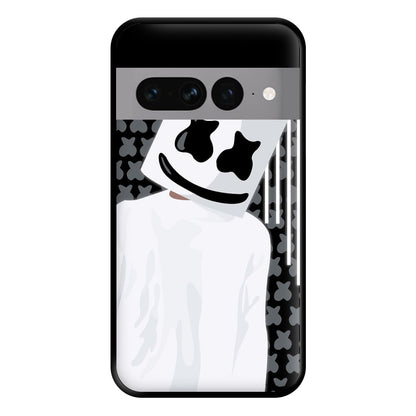 Stars And Stripes - White Helmet DJ Phone Case for Google Pixel 7 Pro