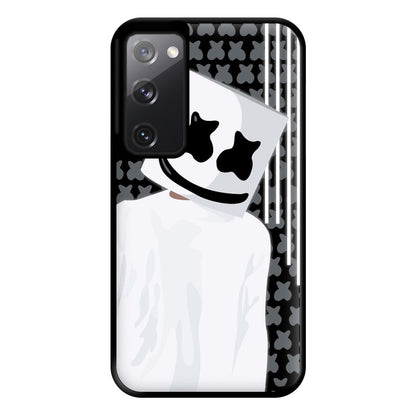 Stars And Stripes - White Helmet DJ Phone Case for Galaxy S20FE