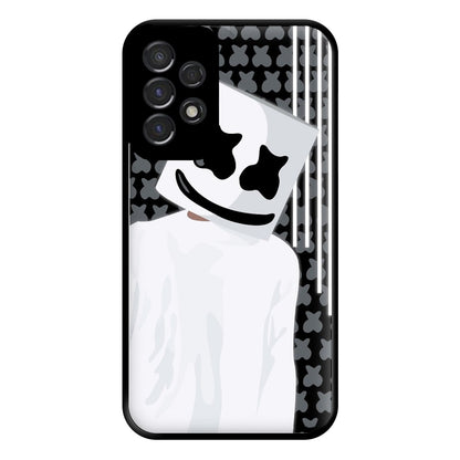 Stars And Stripes - White Helmet DJ Phone Case for Galaxy A53