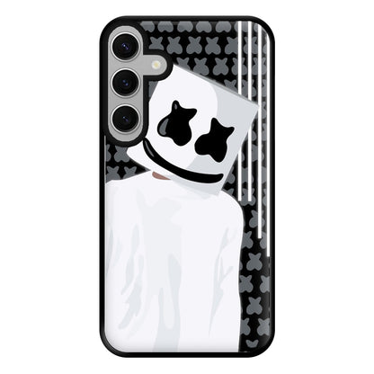 Stars And Stripes - White Helmet DJ Phone Case for Galaxy S24FE