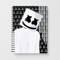 Stars And Stripes - White Helmet DJ Notebook
