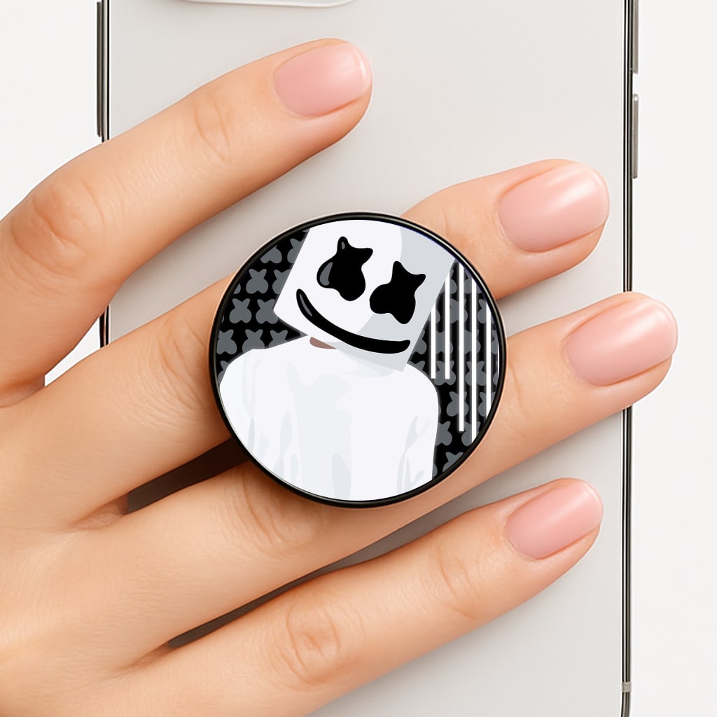 Stars And Stripes - White Helmet DJ Phone Grip
