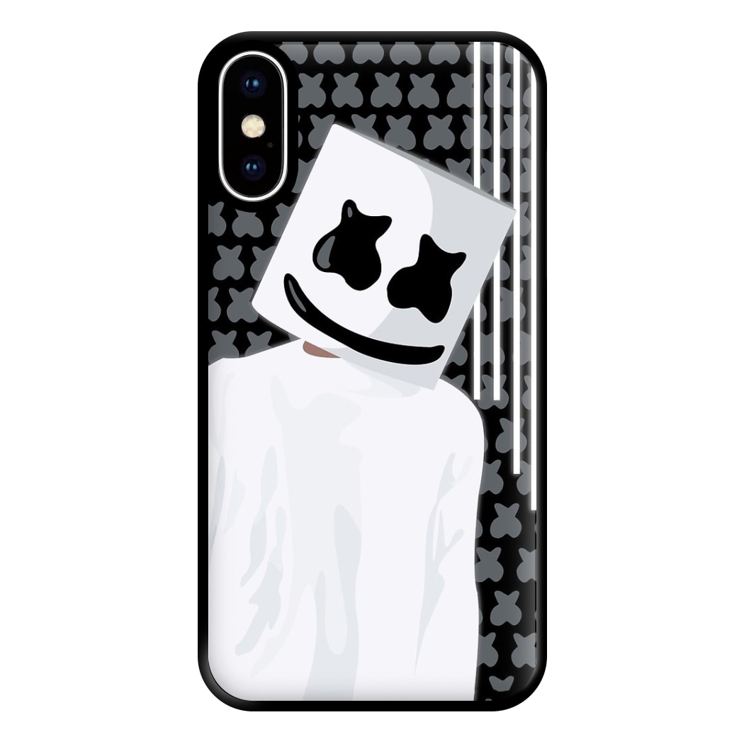 Stars And Stripes - White Helmet DJ Phone Case for iPhone XS Max