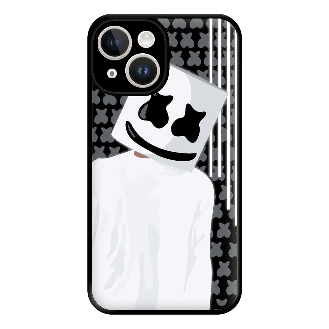 Stars And Stripes - White Helmet DJ Phone Case for iPhone 14