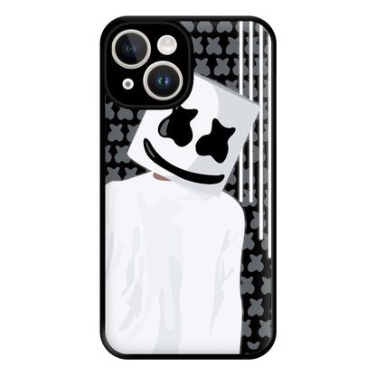 Stars And Stripes - White Helmet DJ Phone Case for iPhone 14