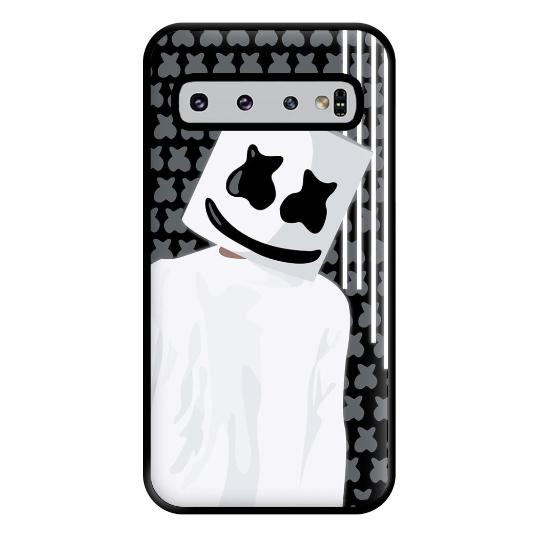 Stars And Stripes - White Helmet DJ Phone Case for Galaxy S10 Plus