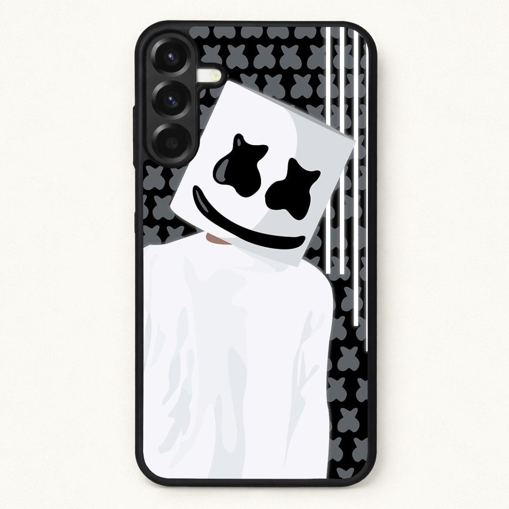 Stars And Stripes - White Helmet DJ Phone Case