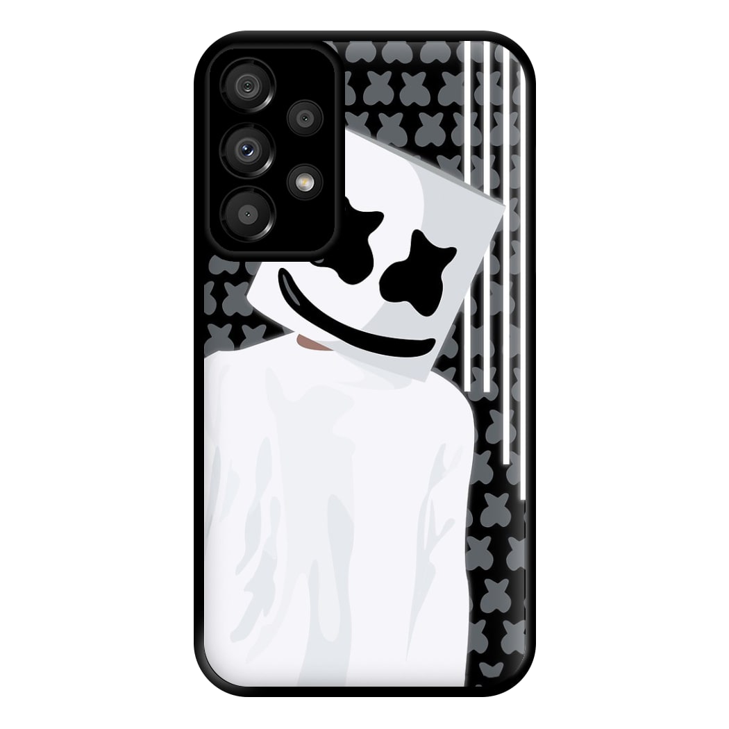 Stars And Stripes - White Helmet DJ Phone Case for Galaxy A33