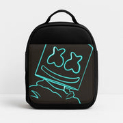 Black White Helmet DJ Neon Lunchbox 1
