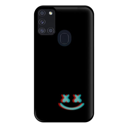 White Helmet DJ Mist Phone Case for Galaxy A21s