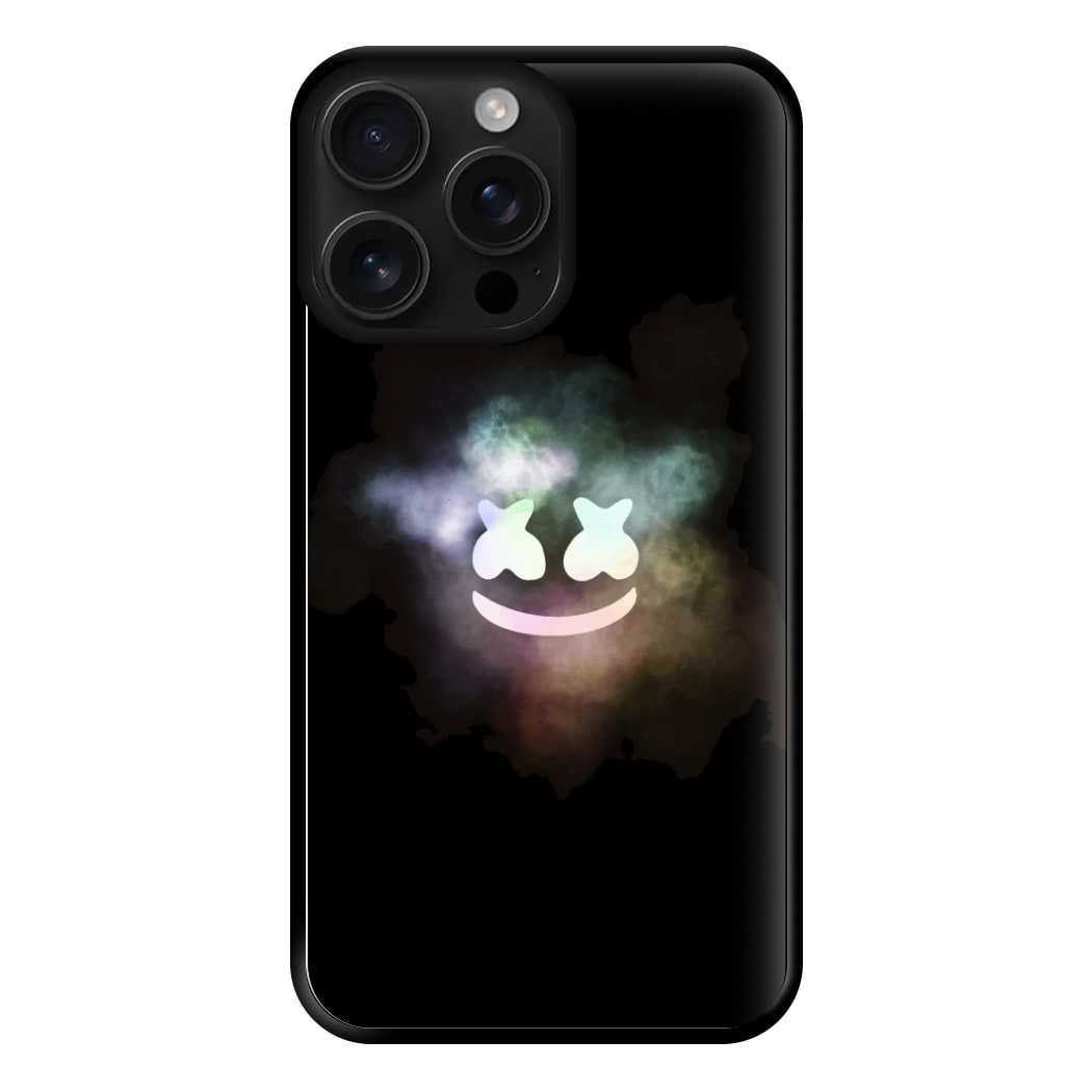 Black White Helmet DJ Smoke Phone Case