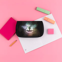 Black White Helmet DJ Smoke Pencil Case