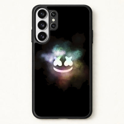 Black White Helmet DJ Smoke Phone Case for Galaxy S26 Ultra