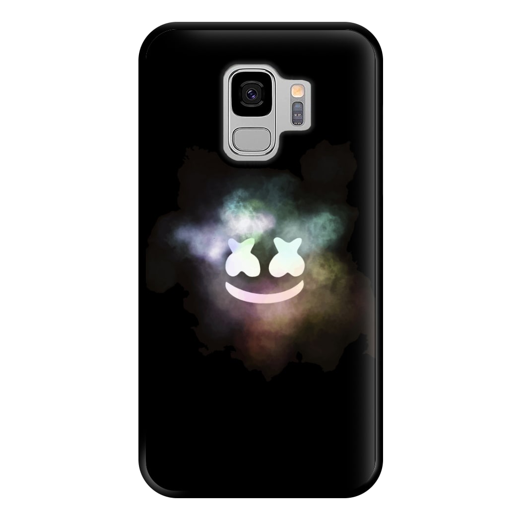 Black White Helmet DJ Smoke Phone Case for Galaxy S9 Plus