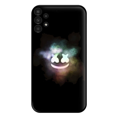 Black White Helmet DJ Smoke Phone Case for Galaxy A13