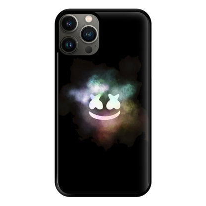 Black White Helmet DJ Smoke Phone Case for iPhone 13 Pro Max