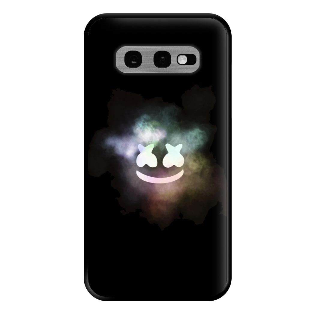 Black White Helmet DJ Smoke Phone Case for Galaxy S10e