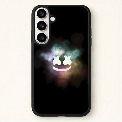 Black White Helmet DJ Smoke Phone Case for Galaxy S26 Plus