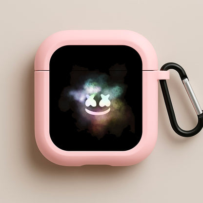 Black White Helmet DJ Smoke Pink AirPods Case