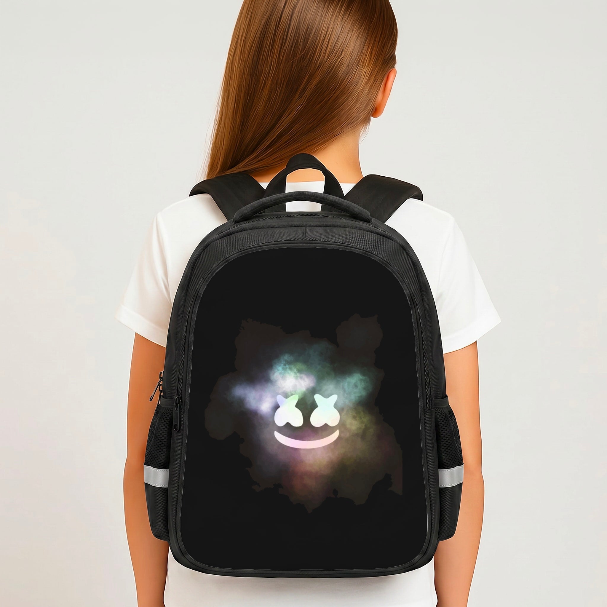Black White Helmet DJ Smoke Backpack