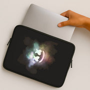 Black White Helmet DJ Smoke Laptop Sleeve 2