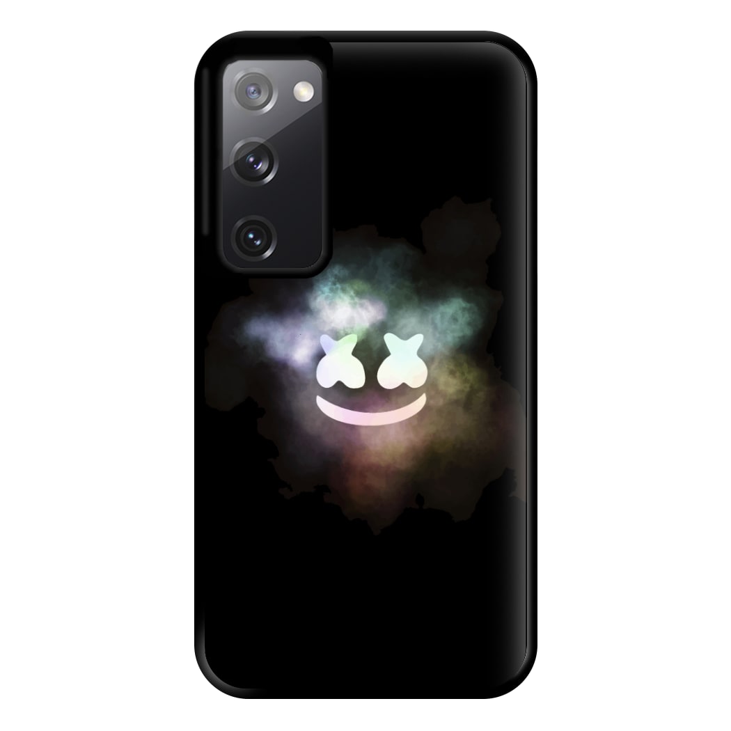 Black White Helmet DJ Smoke Phone Case for Galaxy S20FE