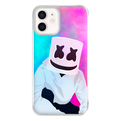 Rainbow White Helmet DJ Phone Case for iPhone 13 Mini