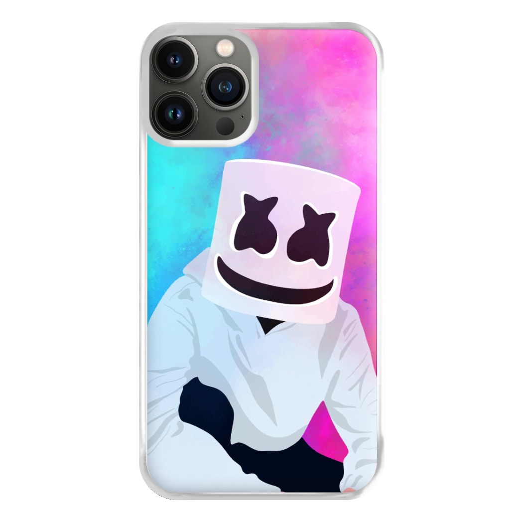 Rainbow White Helmet DJ Phone Case for iPhone 11 Pro Max