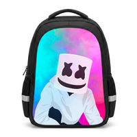 Rainbow White Helmet DJ Backpack