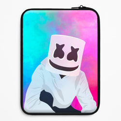 Rainbow White Helmet DJ Universal Laptop Sleeve