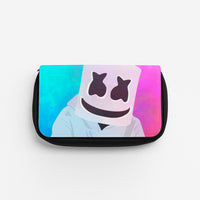 Rainbow White Helmet DJ Pencil Case