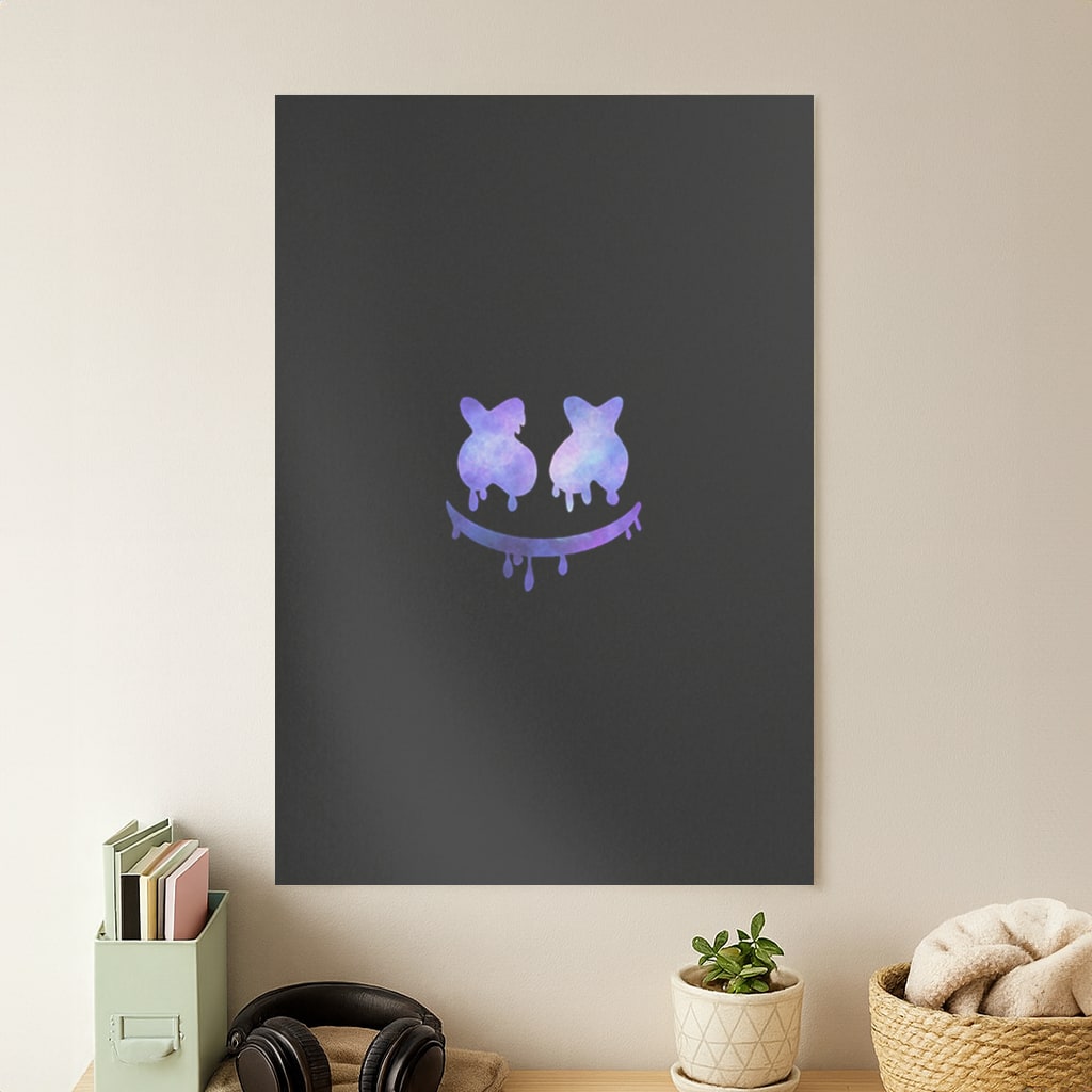 Dripping Features - White Helmet DJ Poster