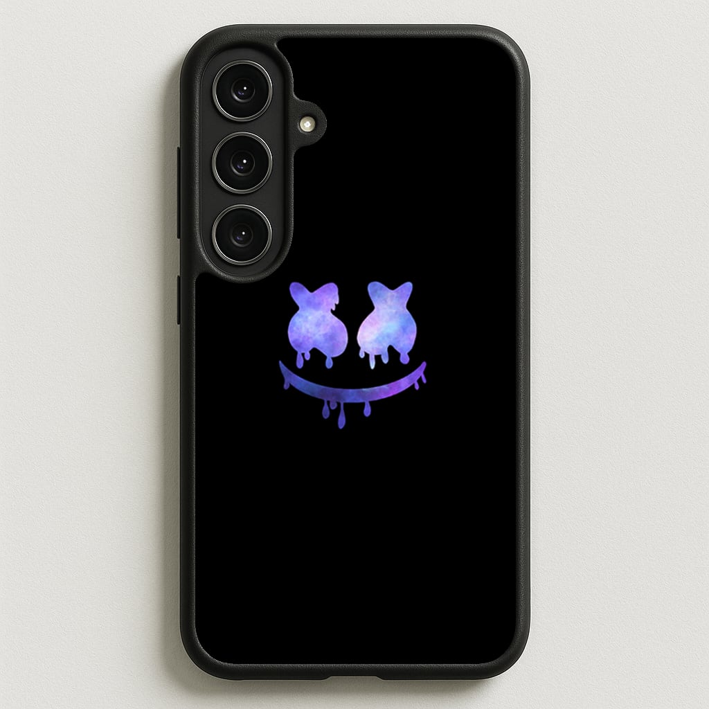 Dripping Features - White Helmet DJ Phone Case for Galaxy S25FE