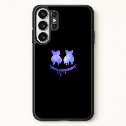 Dripping Features - White Helmet DJ Phone Case for Galaxy S26 Ultra